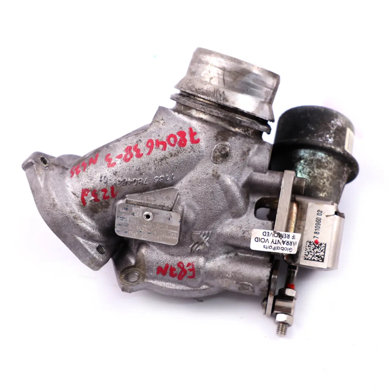 BMW E81 E87 LCI 123d N47S Carcasa Tapa Turbocompresor Turbo Pieza 7804638