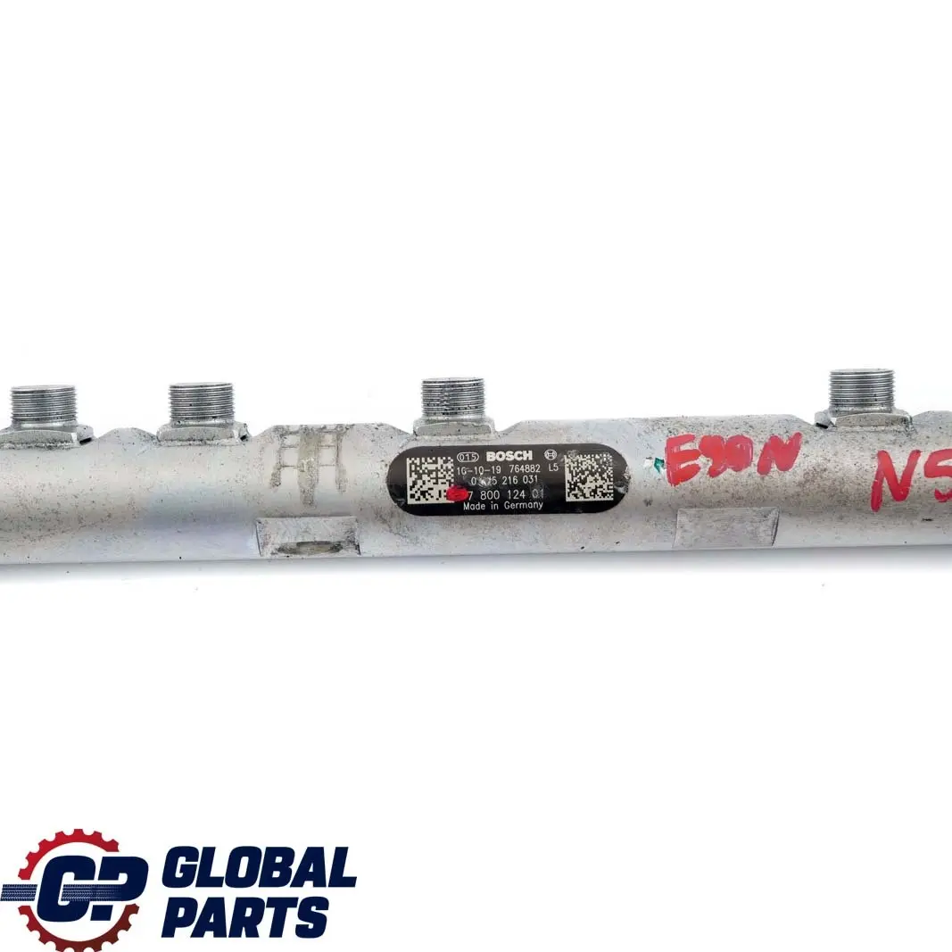 BMW E90 E91 E92 LCI F30 F10 F01 N57 Alta presión Rail Combustible Diesel 7800124