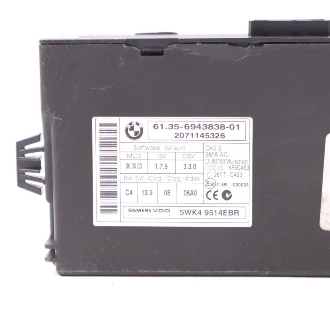 BMW E70 3.0d M57N2 235HP Engine Control ECU KIT DDE 7806976 CAS3 Key Automatic