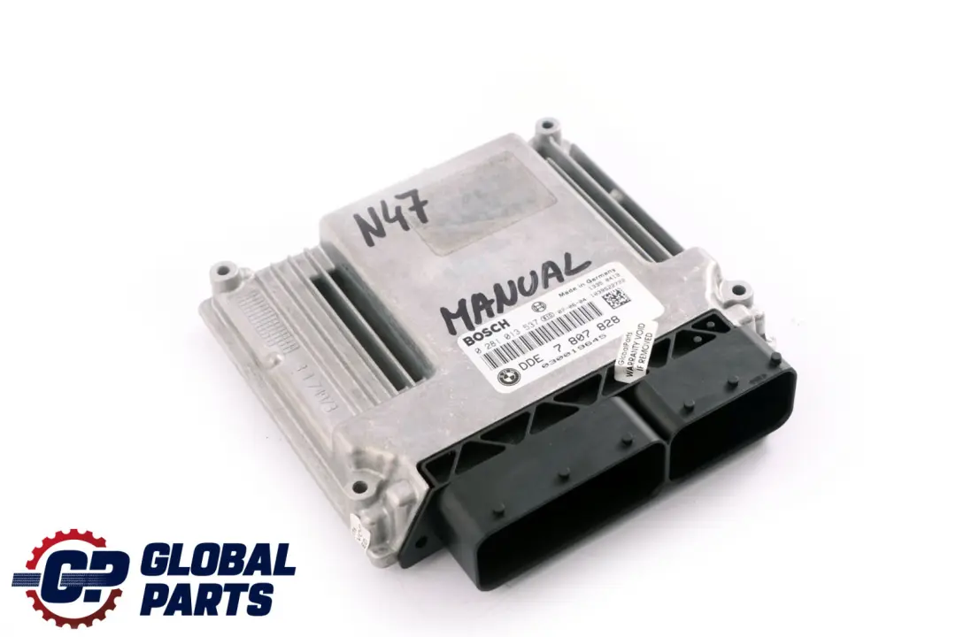 BMW 1 3 Series E81 E87N E90 E91 N47 Diesel ECU DDE 7807828 Engine Control Unit