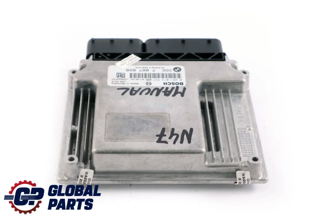 BMW 1 3 Series E81 E87N E90 E91 N47 Diesel ECU DDE 7807828 Engine Control Unit