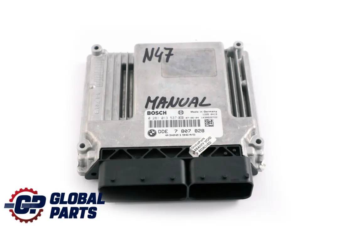 BMW 1 3 Series E81 E87N E90 E91 N47 Diesel ECU DDE 7807828 Engine Control Unit
