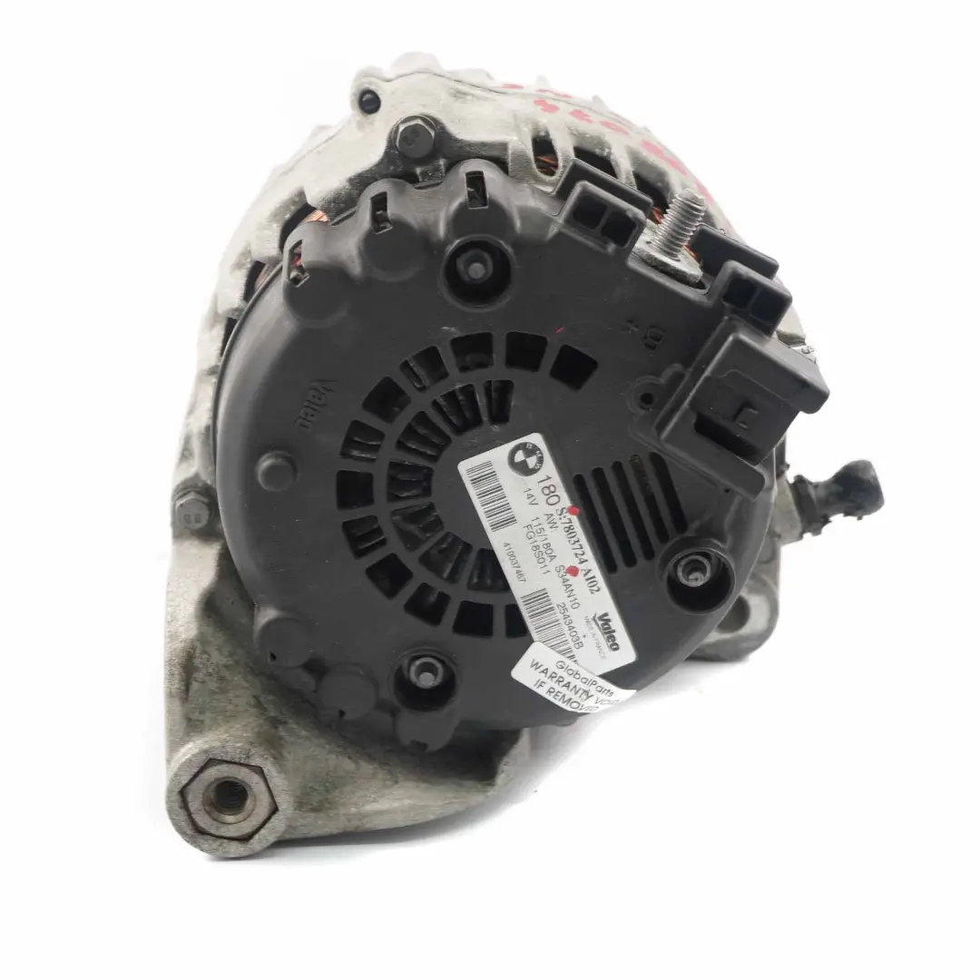 Alternator Generator BMW E70 LCI F10 N57 Diesel Engine 180A Valeo 7803724