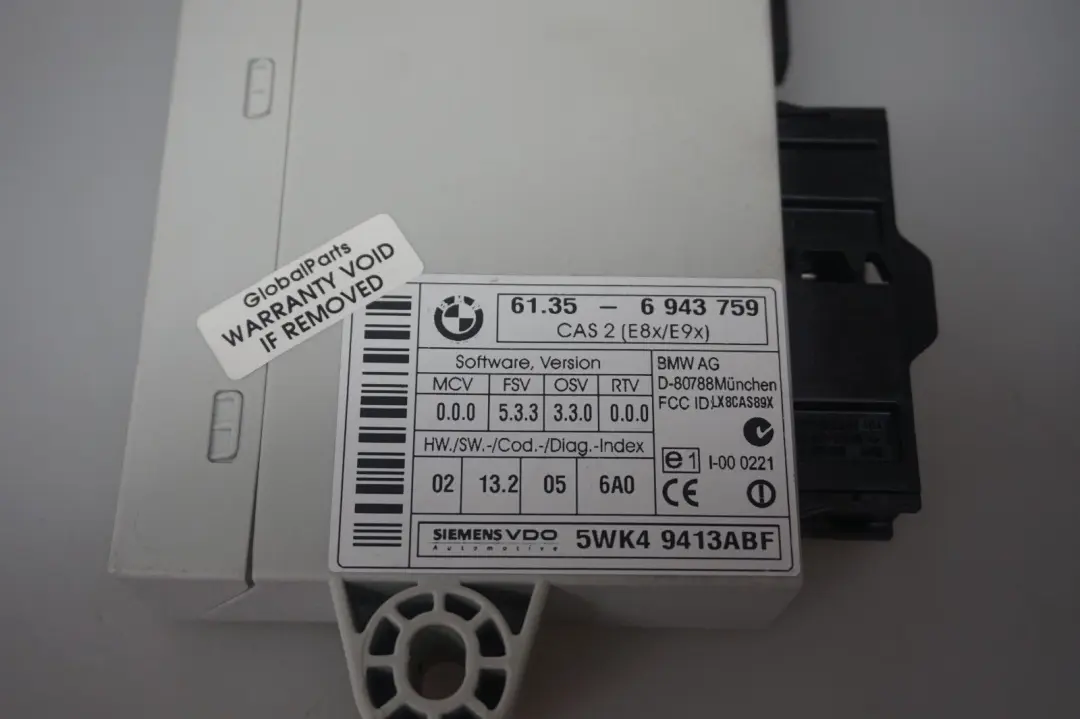 BMW 1 3 E87 E90 E91 118d 318d M47N2 Grundsteuergerät  DDE CAS2 Schlüssel 78081