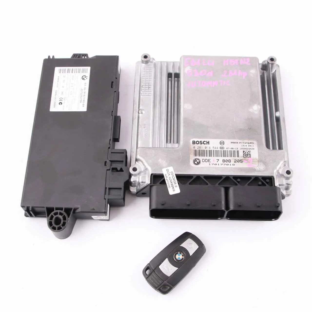 BMW E60 E61 LCI 530d M57N2 235HP Engine Control ECU KIT DDE 7808205 CAS3 Key