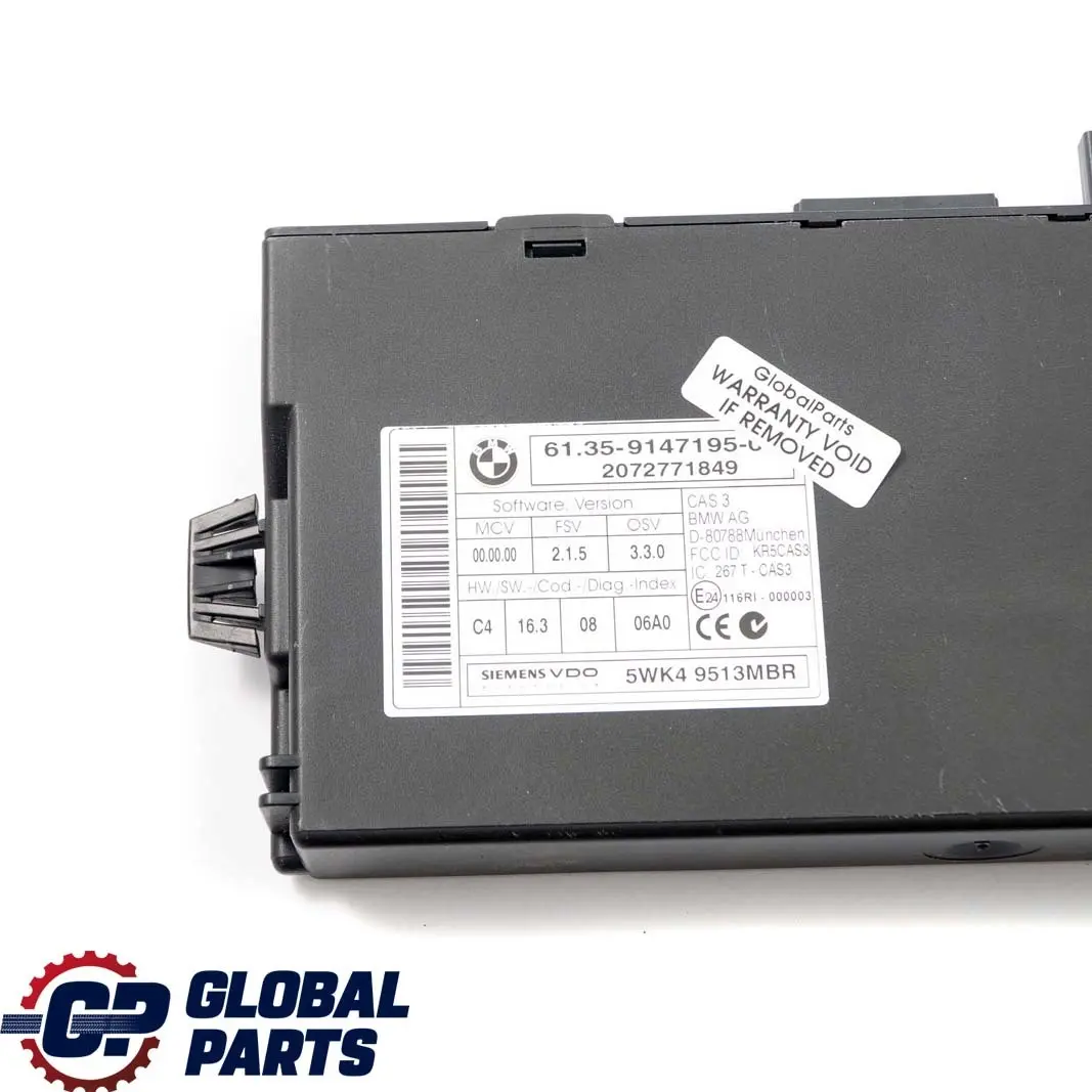 BMW E60 E87 E90 120d 320d 520d N47 ECU Kit DDE 7809000 CAS3 + Key Automatic