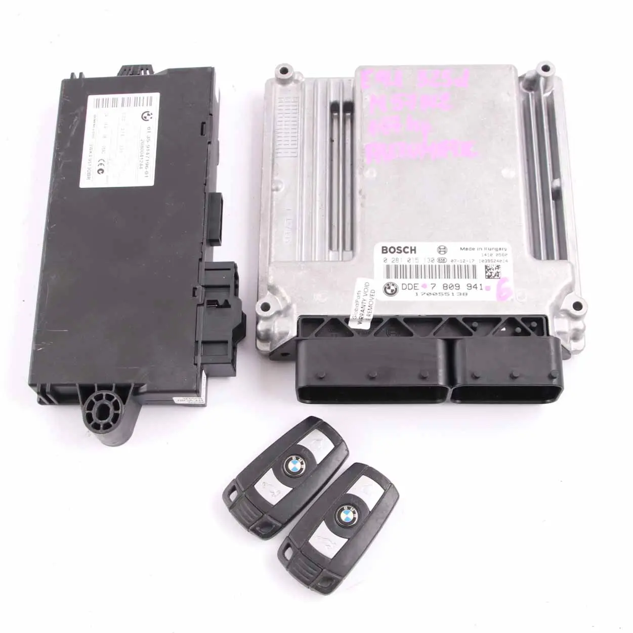 BMW E60 LCI E90 M57N2 325d 525d 197HP ECU Kit DME CAS3 + Keys 7809941 Automatic