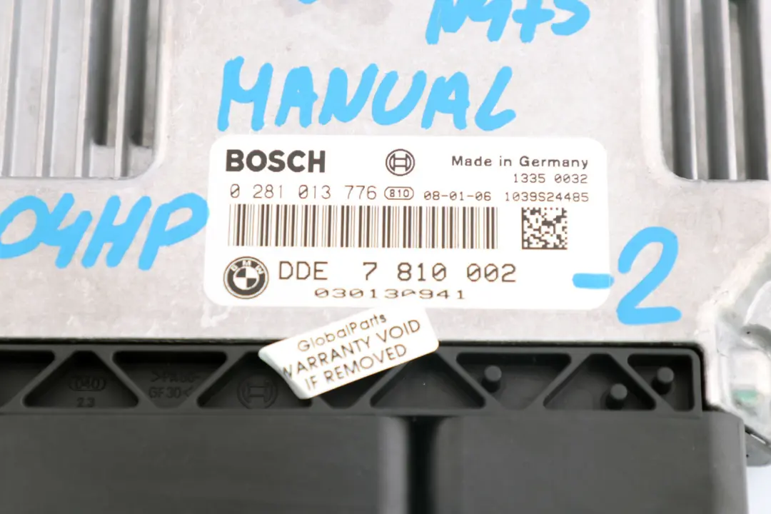 BMW 1 Series E81 E82 E87 LCI N47S 123d ECU Kit DDE CAS 3  Keys 7810002 Manual