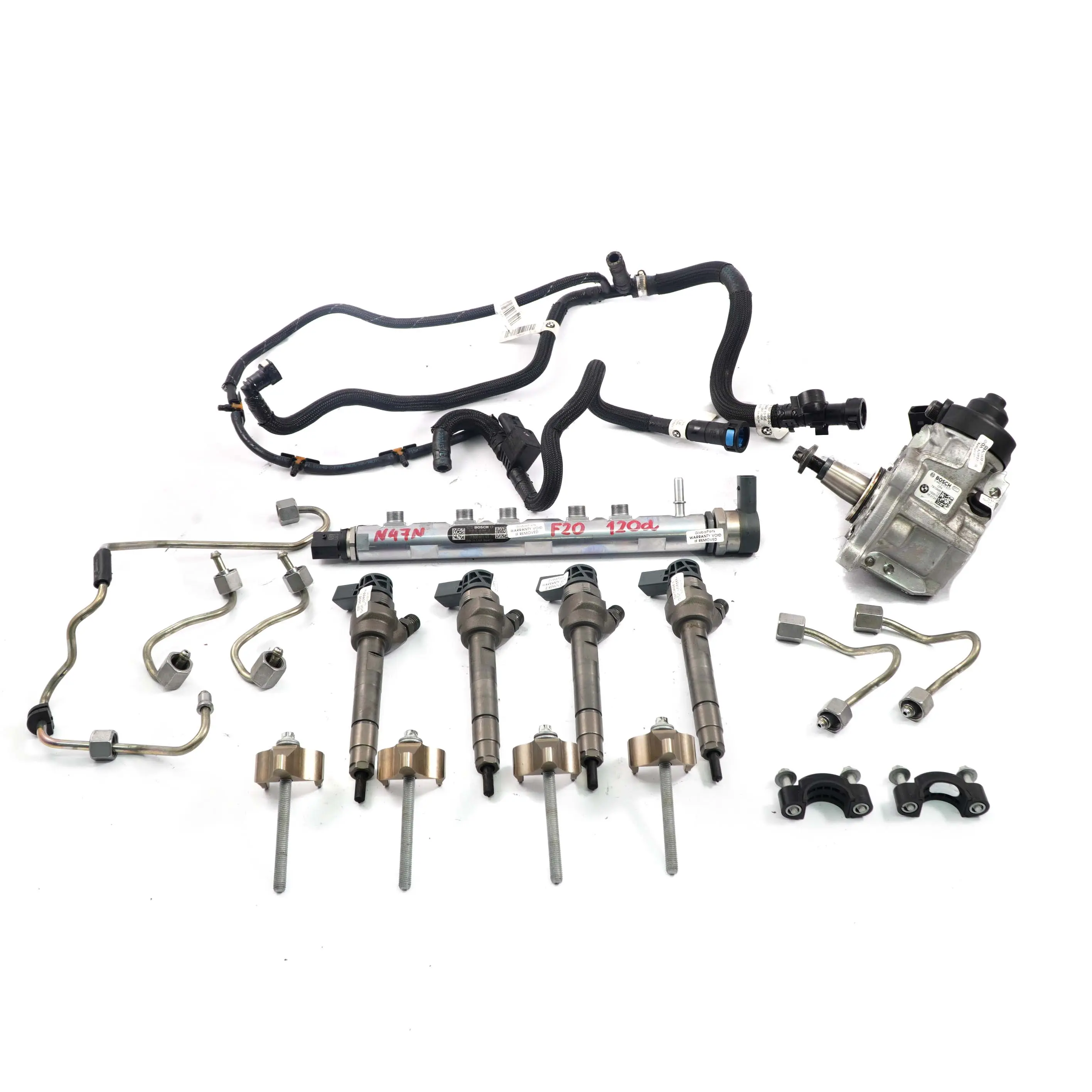 BMW 1 3 Series F20 F30 120d 320d N47N 184HP Diesel Set Fuel Injection System