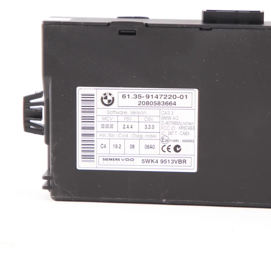 BMW E60 LCI E90 325d 525d M57N2 ECU Módulo Unidad Control DDE 7811151 Llave CAS3