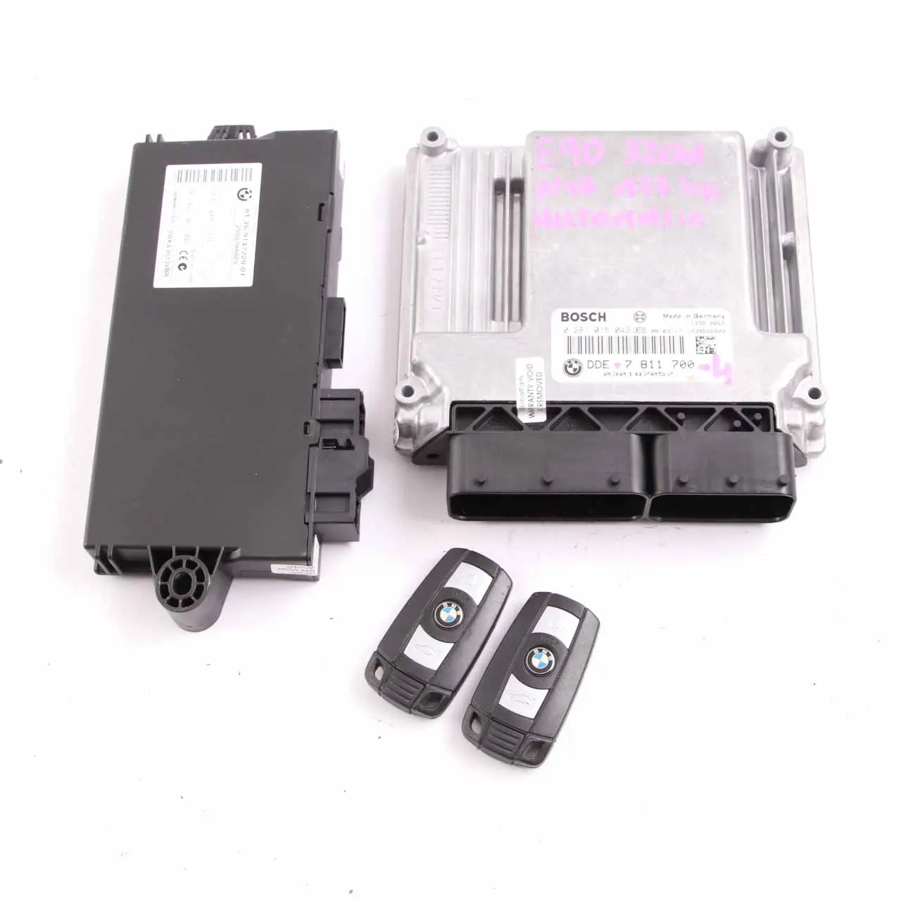 BMW 1 3 er 3 E81 E87N E90 N47 120d 320d Steuergerät ECU DDE CAS3 2 Schl. 7811700