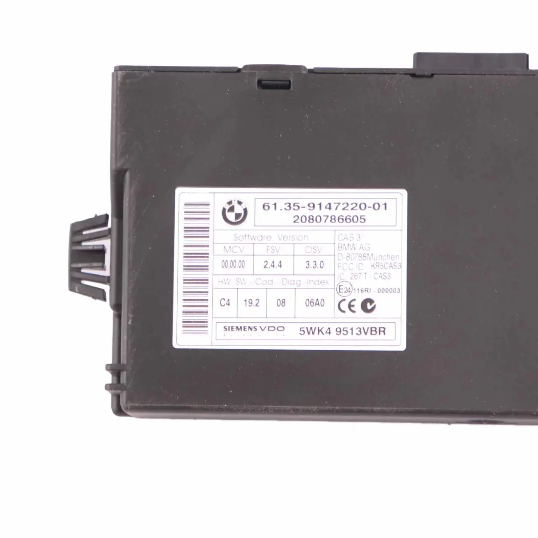 BMW E81 E87 LCI E90 Sterownik ECU Zestaw Klucz CAS