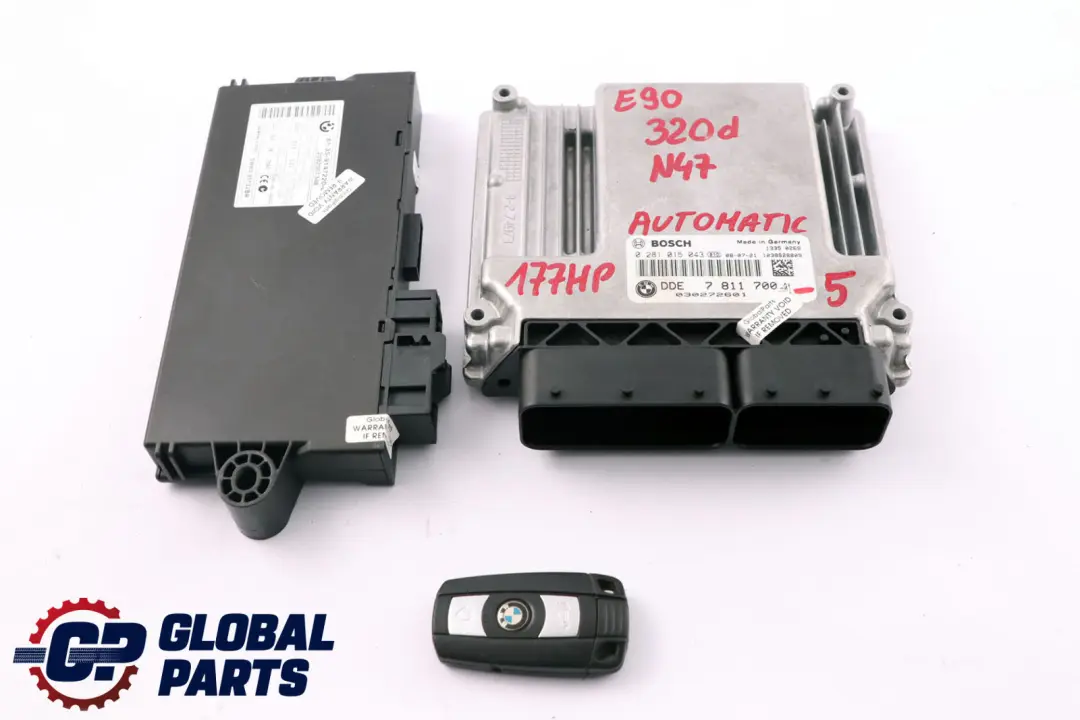 BMW 1 3 Series E81 E87 LCI E90 N47 120d 320d 177HP ECU Kit DDE 7811700 CAS3 Key