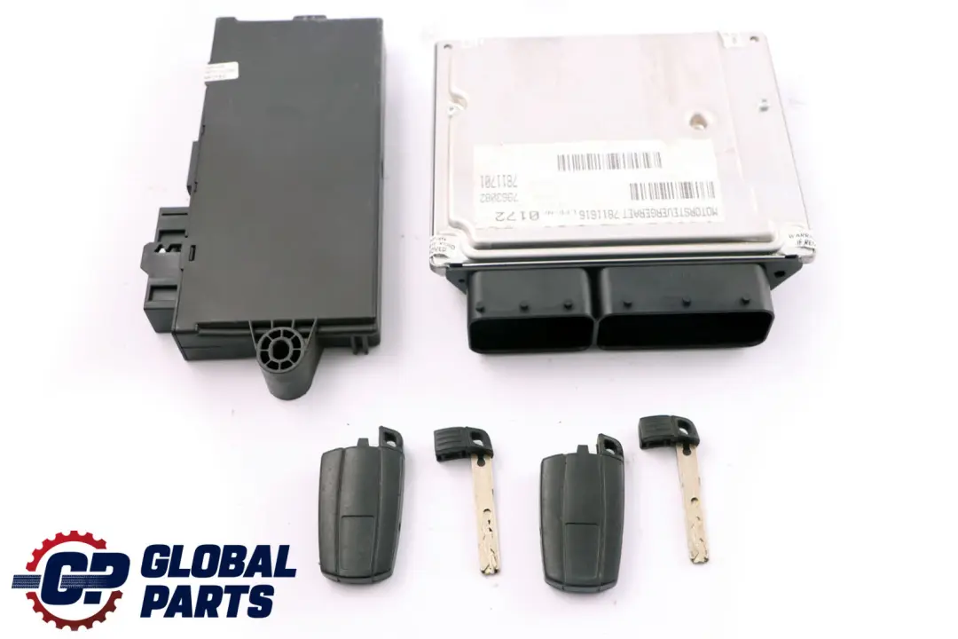 BMW E87 LCI E90 118d 318d N47 Diesel ECU KIT DDE 7811701   CAS3   2 Keys Manual