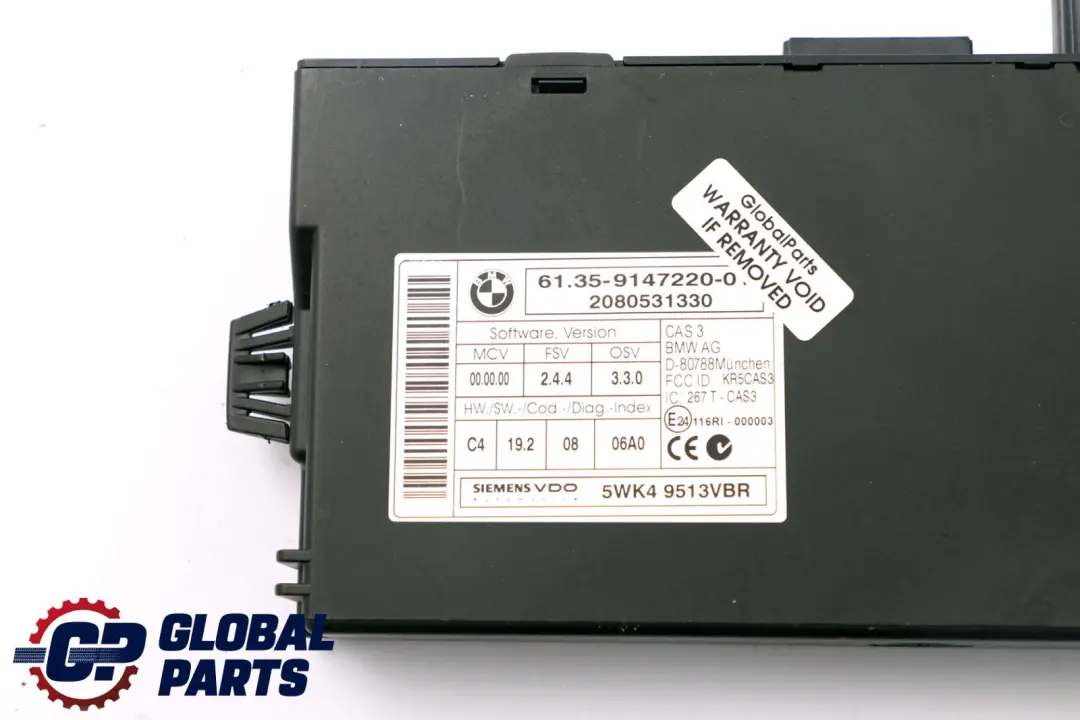 BMW E87 LCI E90 118d 318d N47 Diesel ECU KIT DDE 7811701   CAS3   2 Keys Manual