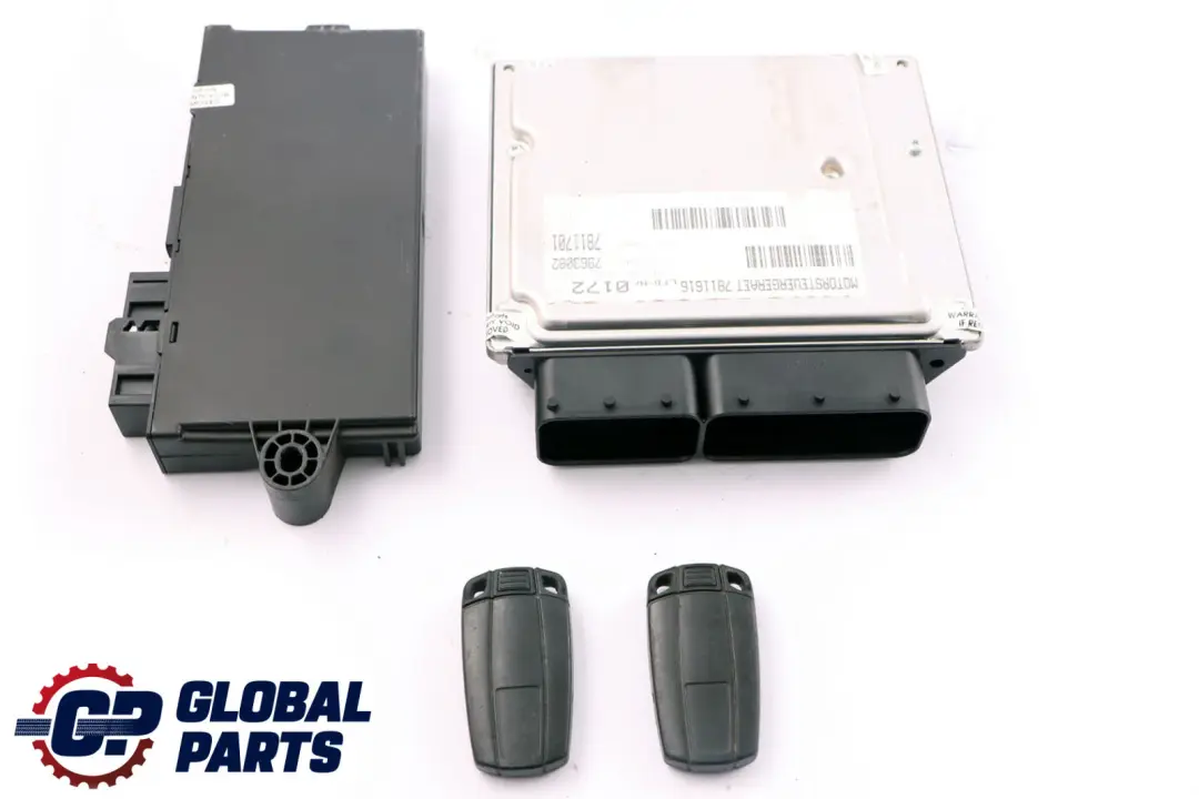 BMW E87 LCI E90 118d 318d N47 Diesel ECU KIT DDE 7811701   CAS3   2 Keys Manual