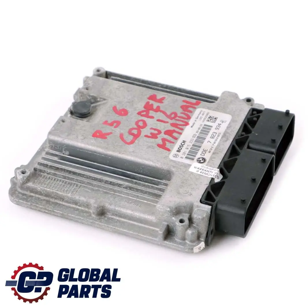 Mini Cooper One D R55 R56 Diesel W16 ECU DDE 7823934 0281015233  Manual