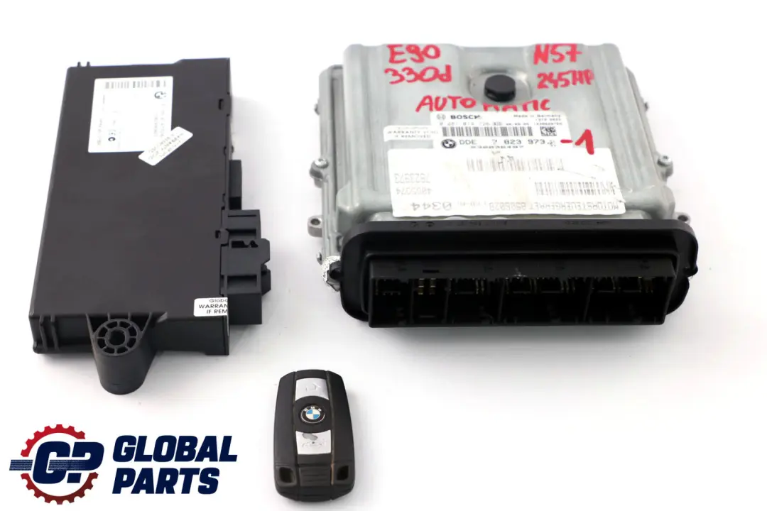 BMW E90 E91 LCI E92 330d Diesel N57 245HP ECU Kit moteur DDE 7823973 CAS3 Clé