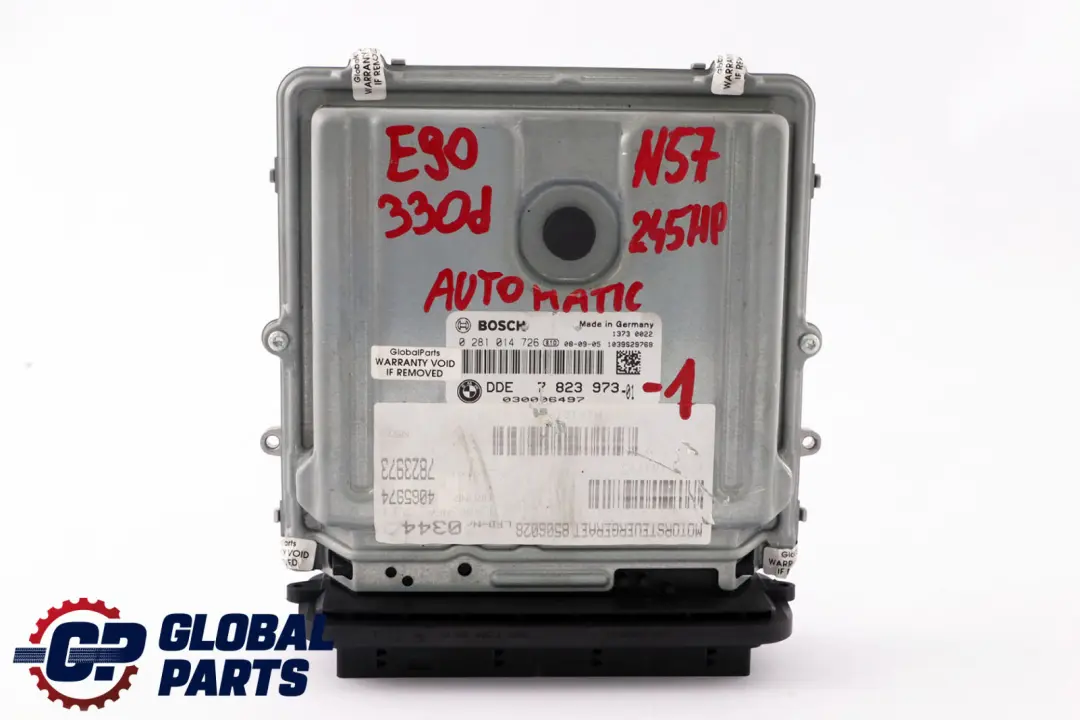 BMW E90 E91 LCI E92 330d Diesel N57 245HP ECU Kit moteur DDE 7823973 CAS3 Clé