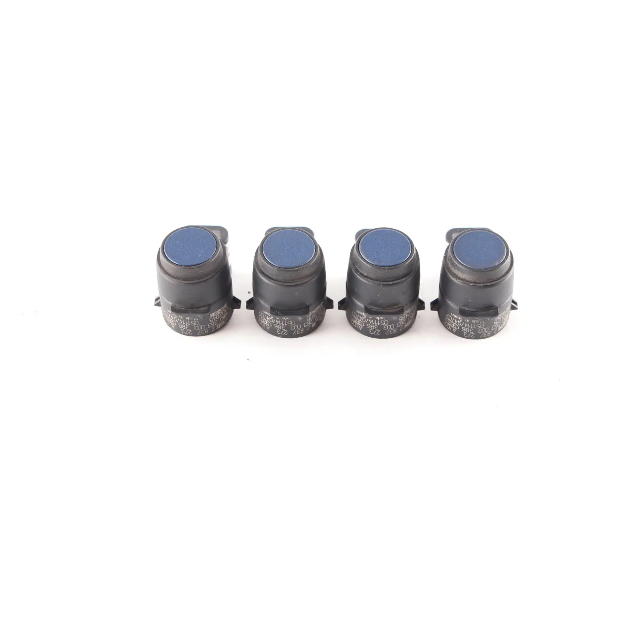 4 x Sensor aparcamiento BMW E81 E87 E90 PDC Ultrasonic Le Mans Azul Set 7837273