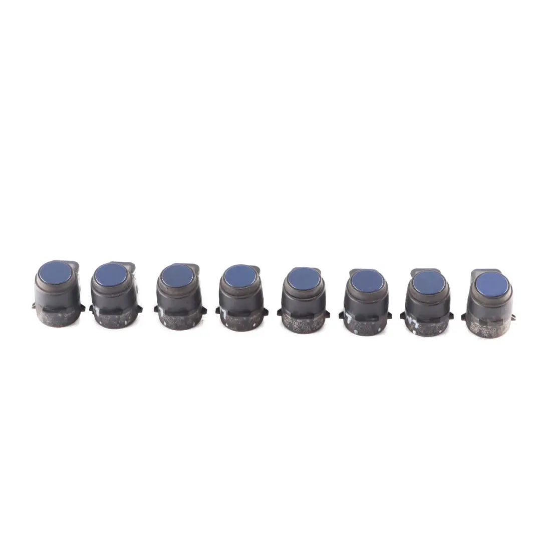 8 x Sensor aparcamiento BMW E81 E87 E90 PDC Ultrasonic Le Mans Azul Set 7837273