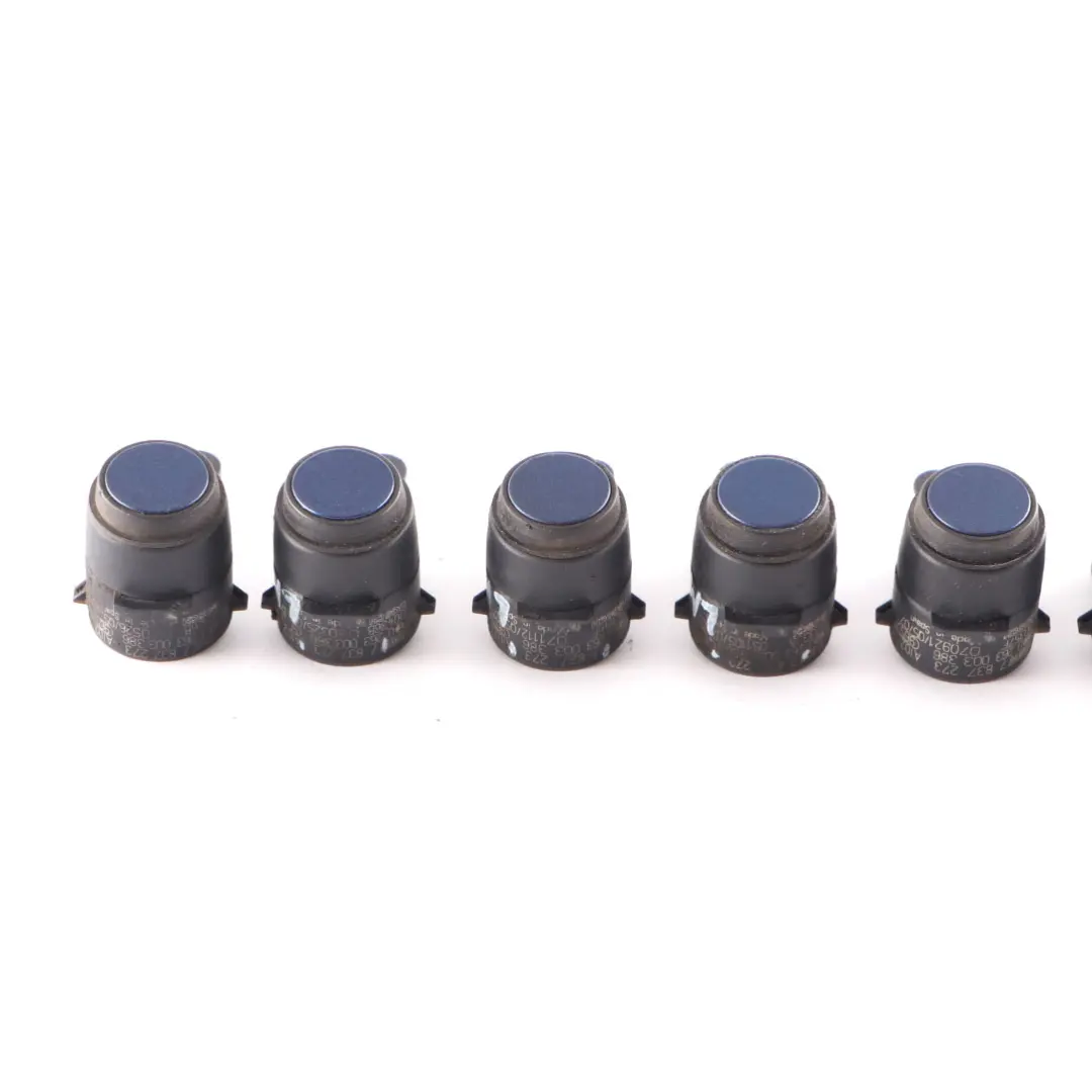 8 x Sensor aparcamiento BMW E81 E87 E90 PDC Ultrasonic Le Mans Azul Set 7837273