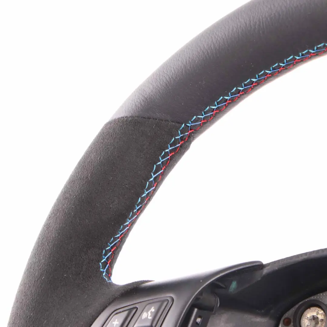 BMW E81 E87 E90 E91 E92 NEW Leather / Alcantara M-Sport Thick Steering Wheel