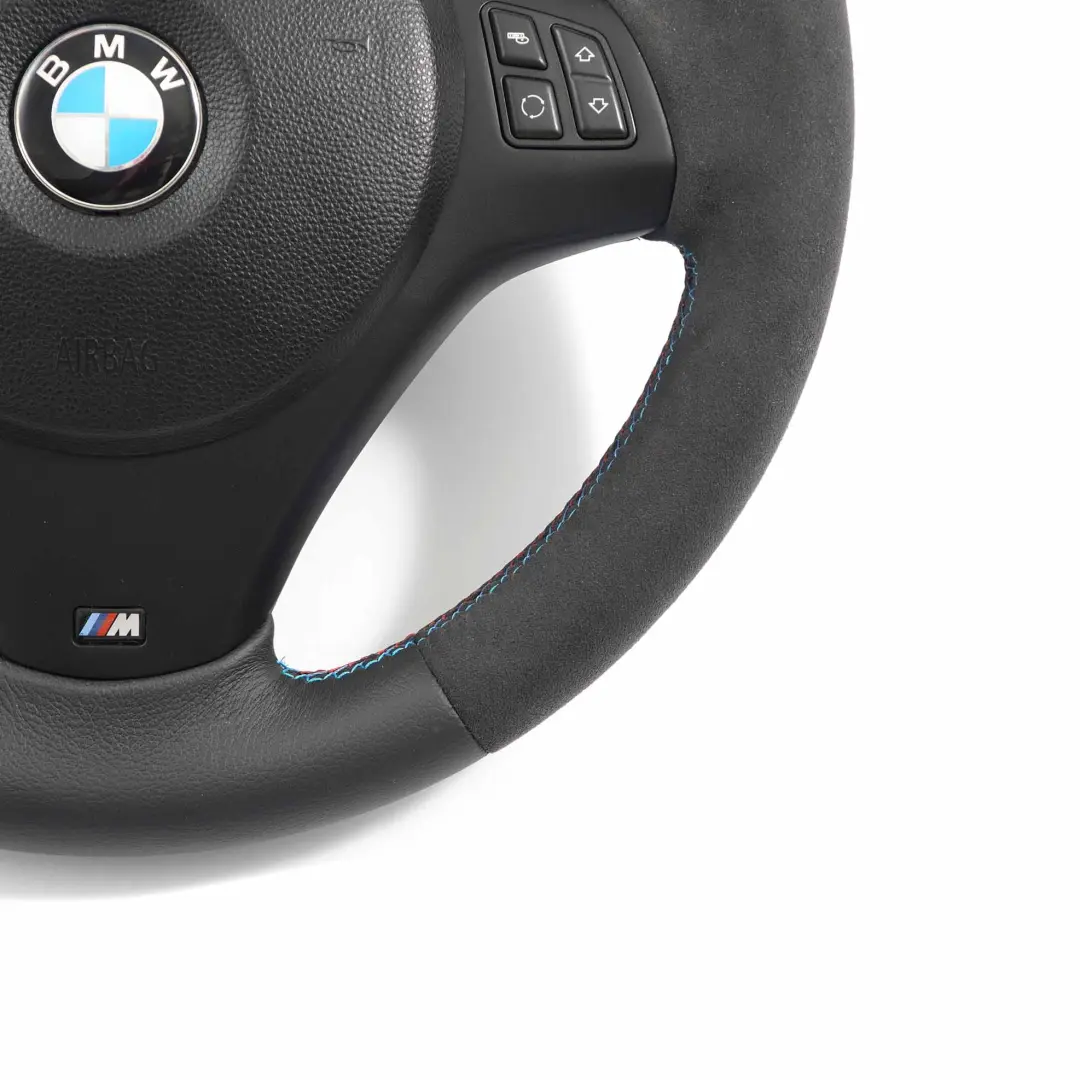 BMW E87 E90 E91 E92 NEU Leder / Alcantara M-Sport Dickes Lenkrad Paddelschieber