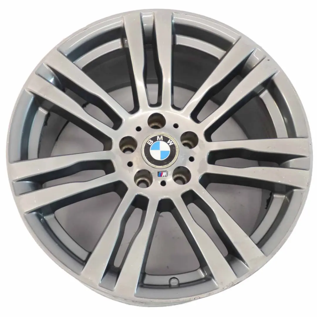 BMW X5 E70 Rear Wheel Light Alloy Rim Grey M Double Spoke 20" 11J ET:35 7842184