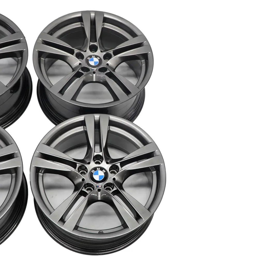 BMW X1 E84 Grey Complete Set 4x Wheel Rim 18" M Double Spoke 355 7842636 7842637