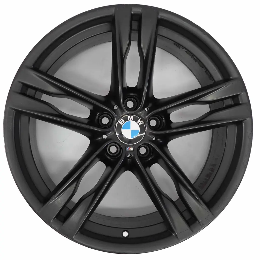 BMW F06 Negro Llanta Delantera Aleación 20" ET:33 8.5J M Doble Radio 373 7843715