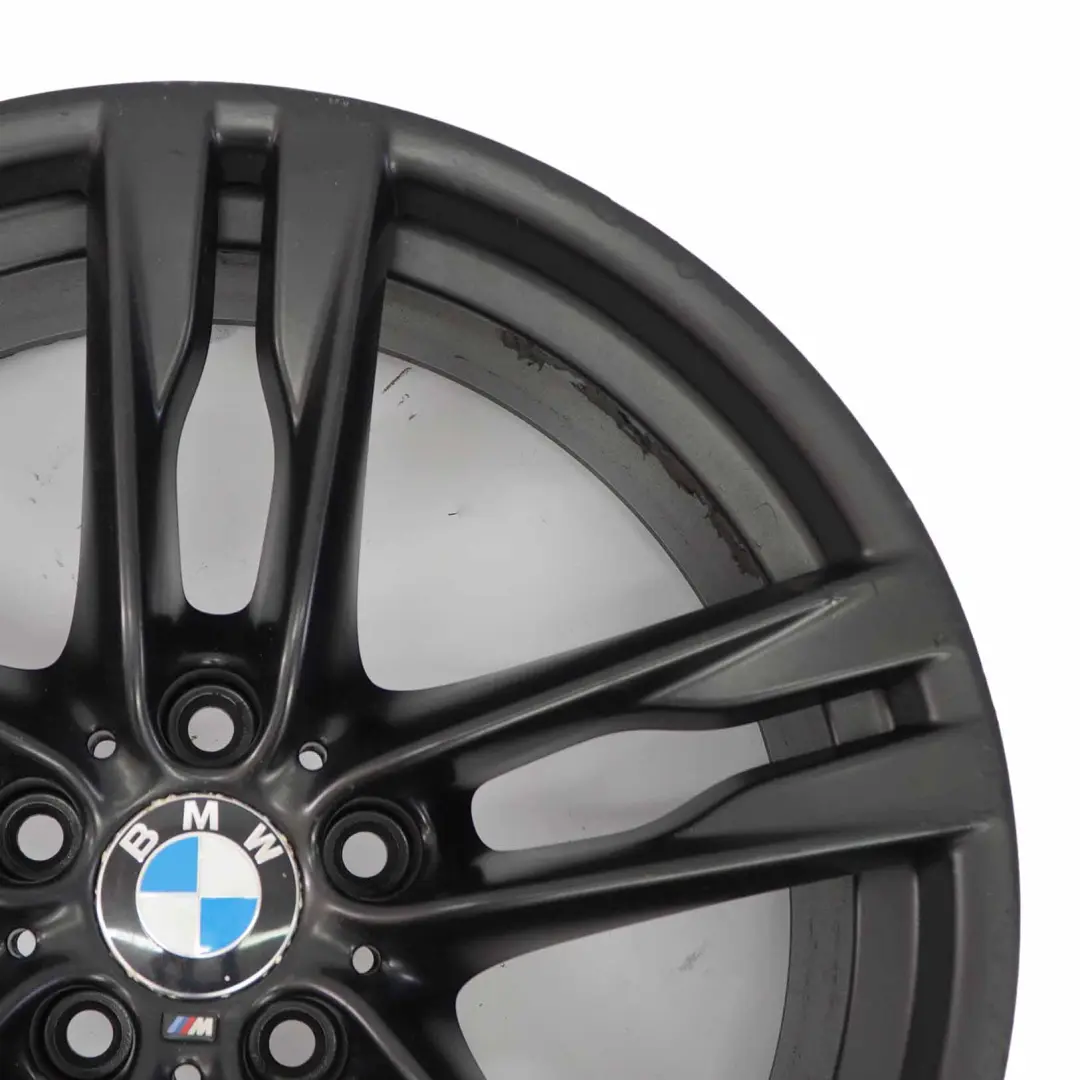 BMW F06 Negro Llanta Delantera Aleación 20" ET:33 8.5J M Doble Radio 373 7843715