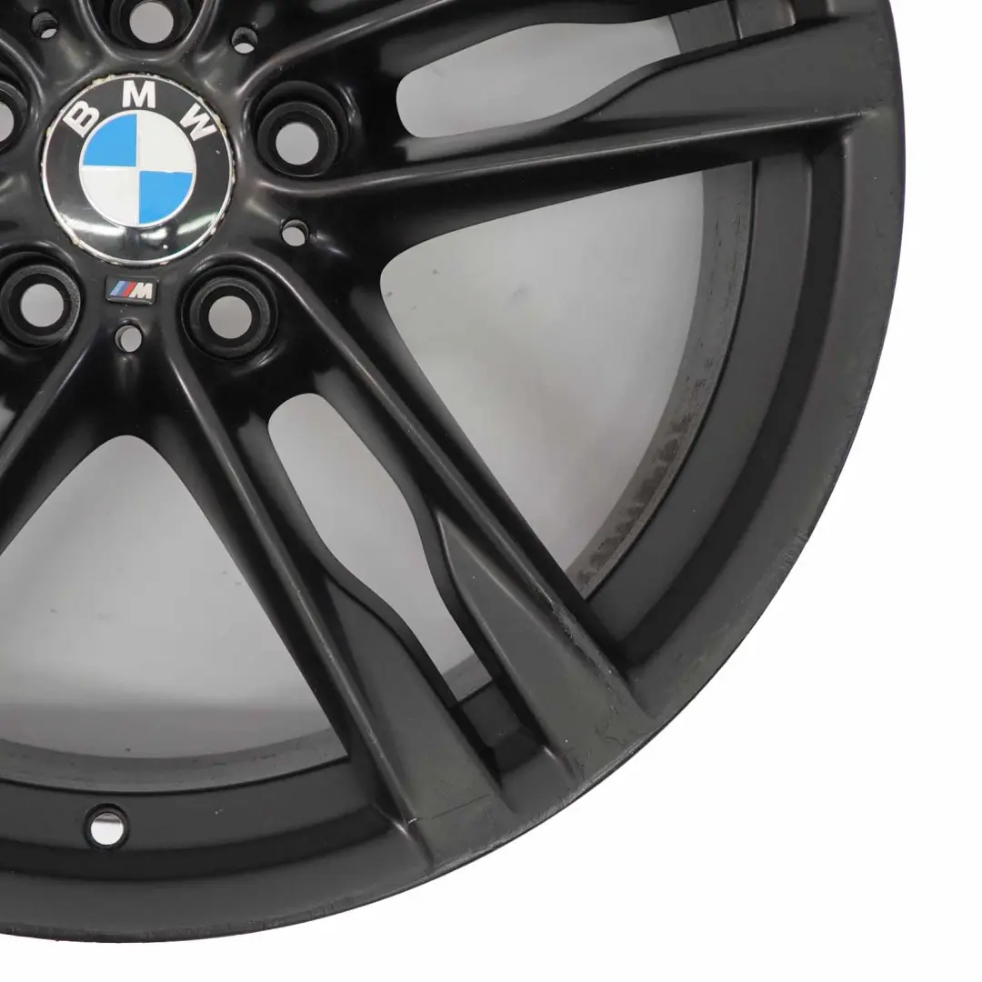 BMW F06 Negro Llanta Delantera Aleación 20" ET:33 8.5J M Doble Radio 373 7843715