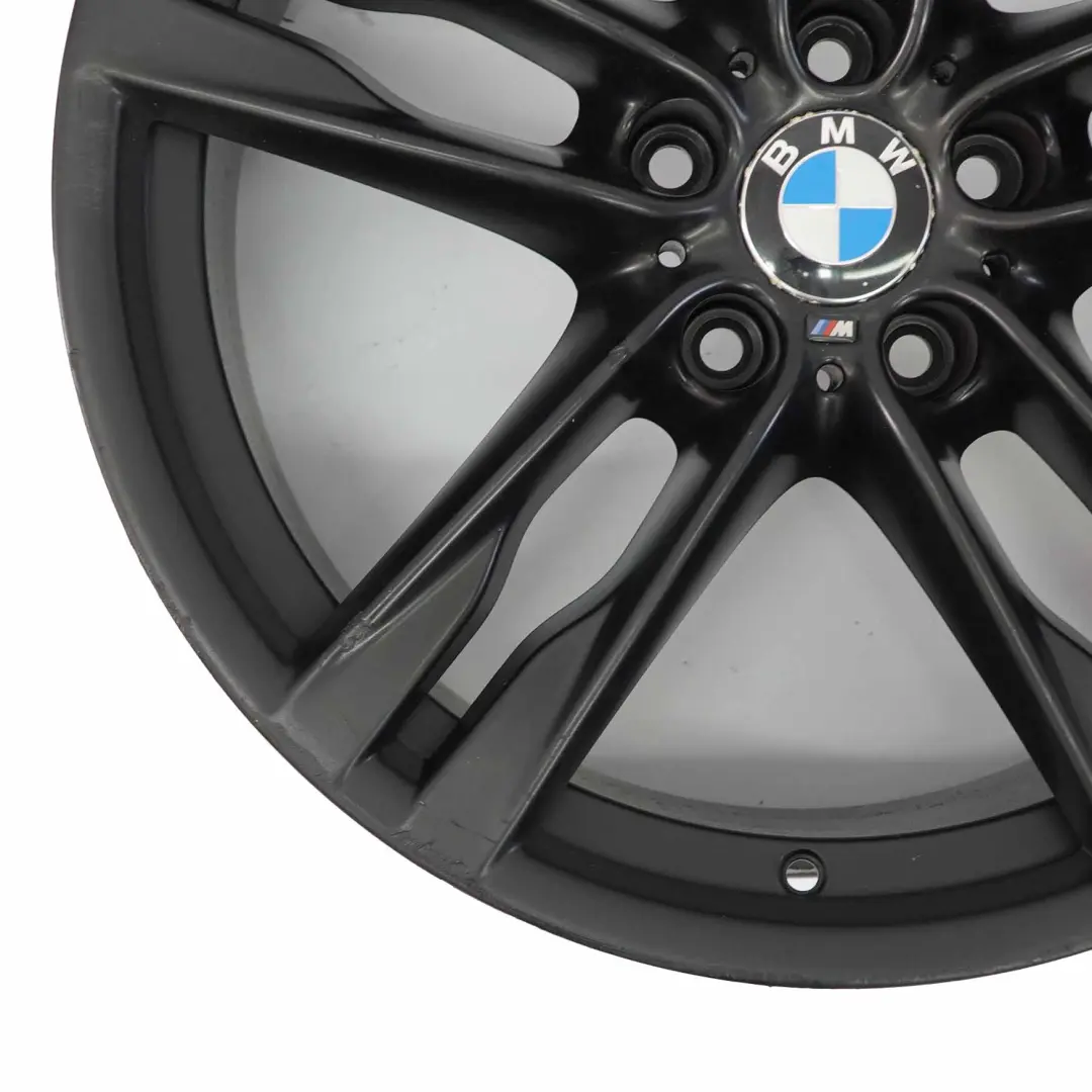 BMW F06 Negro Llanta Delantera Aleación 20" ET:33 8.5J M Doble Radio 373 7843715