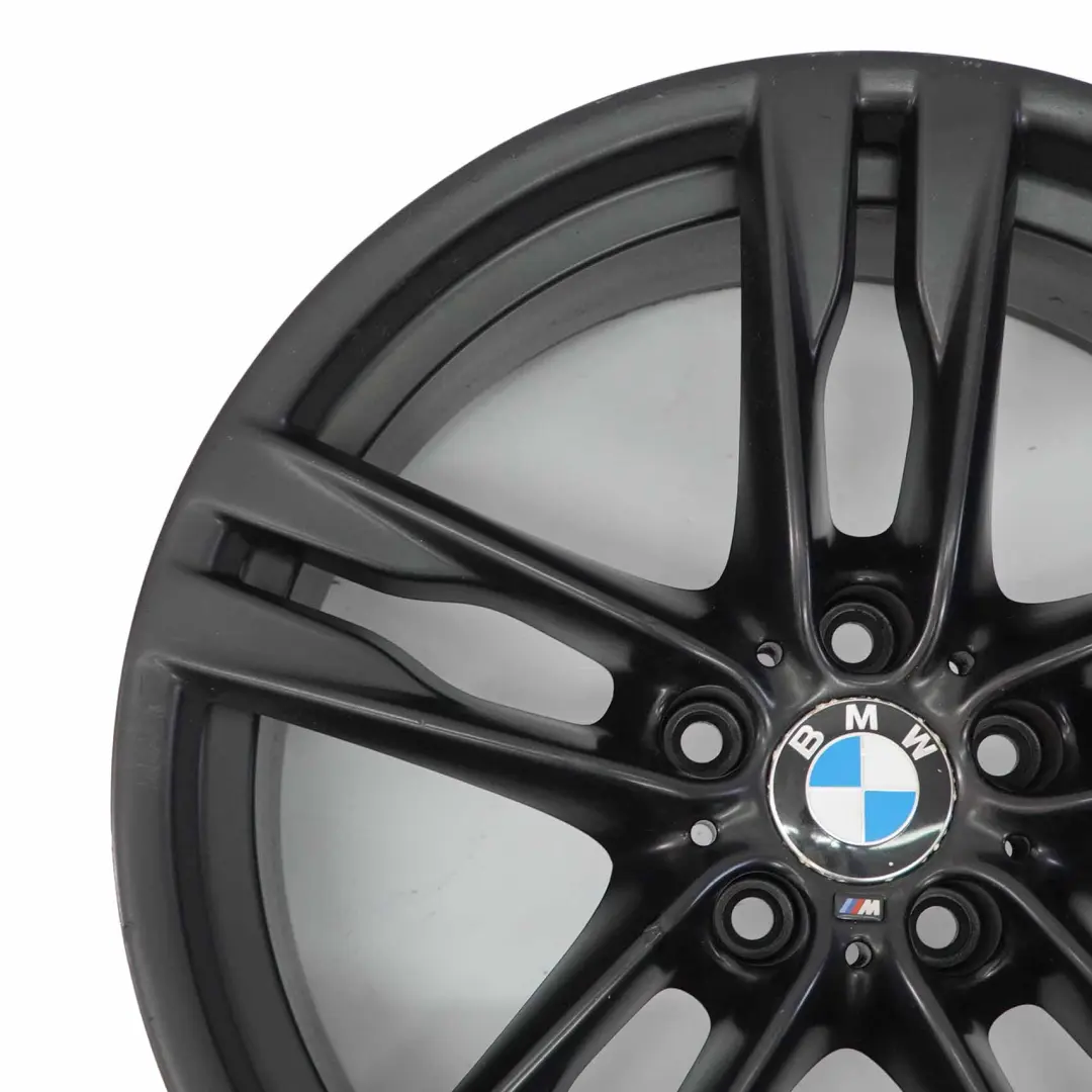 BMW F06 Negro Llanta Delantera Aleación 20" ET:33 8.5J M Doble Radio 373 7843715