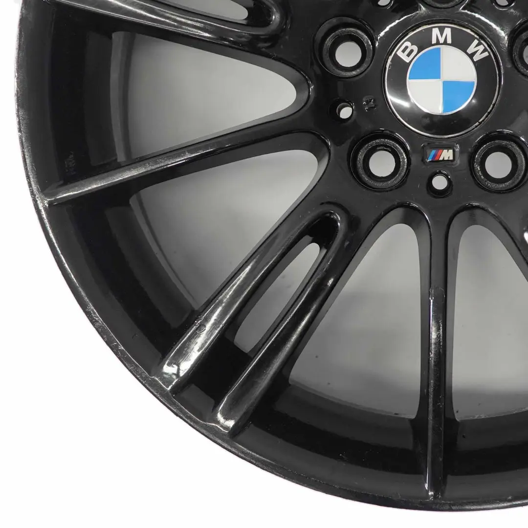 BMW E90 E91 Black Rear Alloy Wheel Rim 18" ET:37 8.5J M Spider Spoke 193