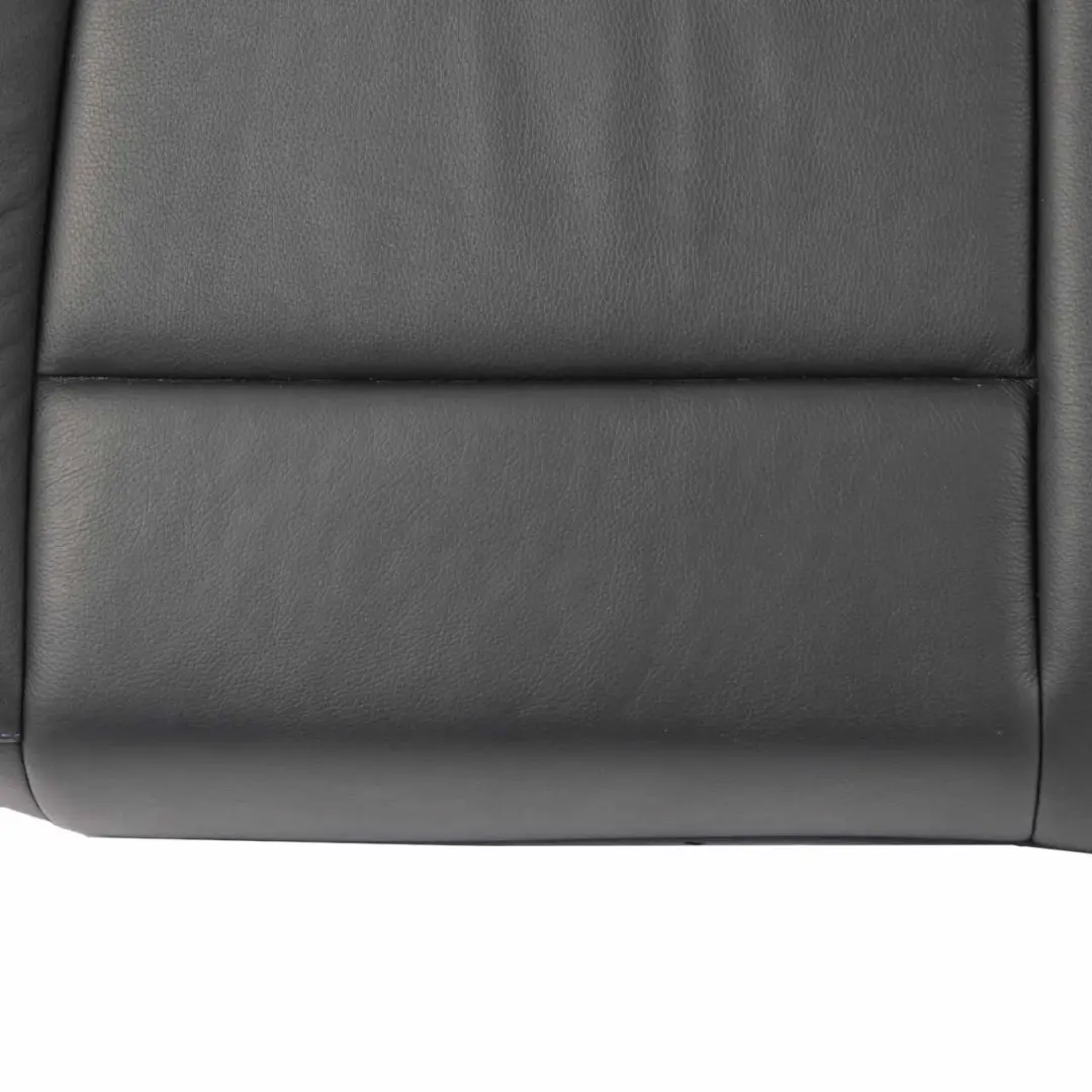 BMW E90 LCI Rear Seat Couch Bench Interior Cover Leather Dakota Black Blue Seam