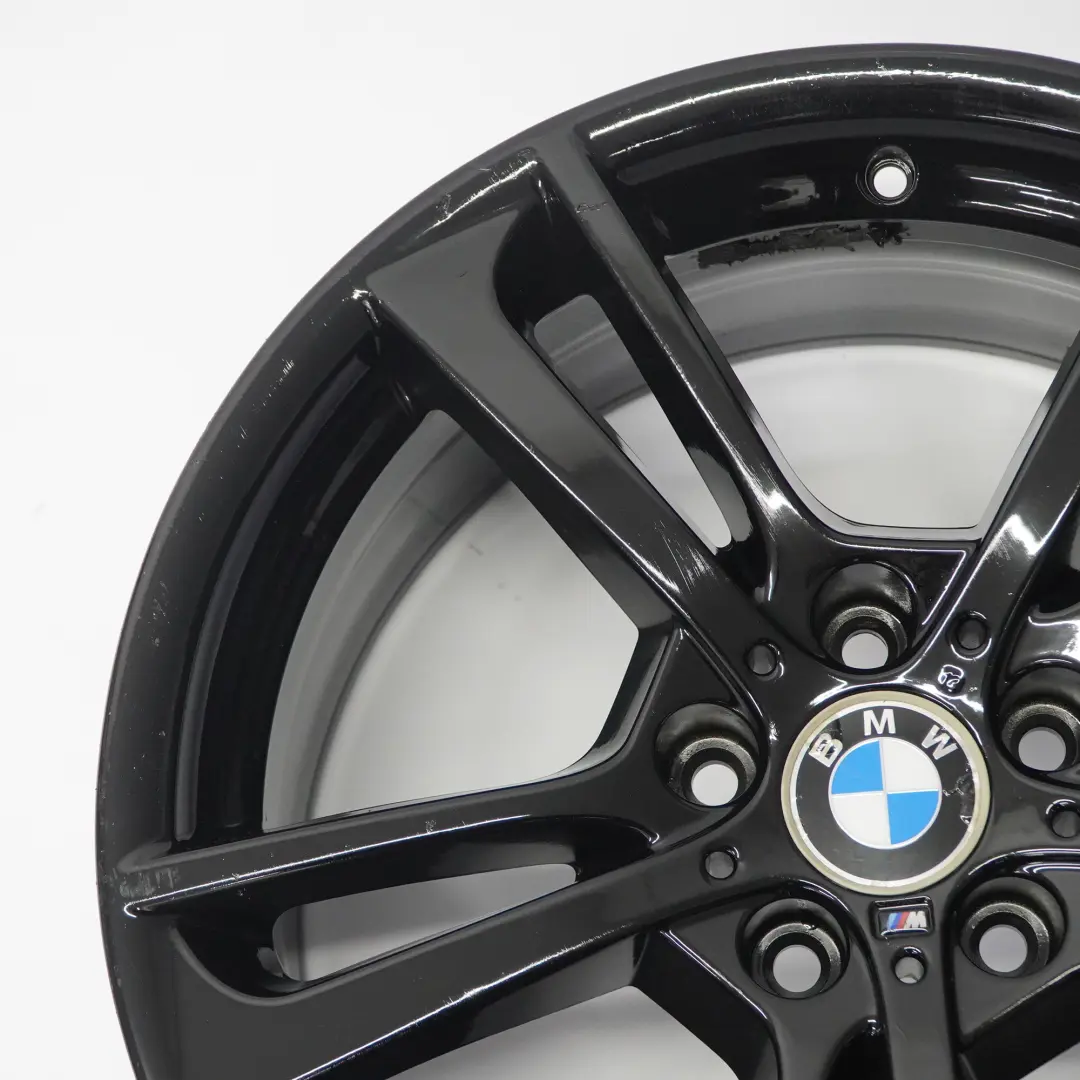 BMW X3 F25 Schwarz Vorderrad Felge 19" M Doppel speiche 369 8,5J ET:38 7844250