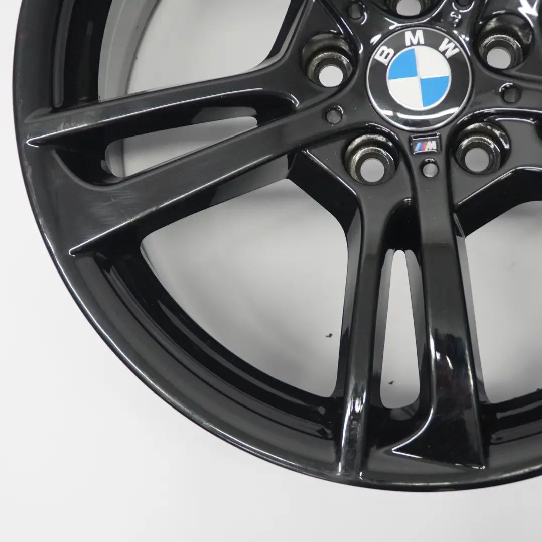 BMW X3 F25 Hinter rad felge schwarz Leicht metall 19" 9,5J ET:48 7844251