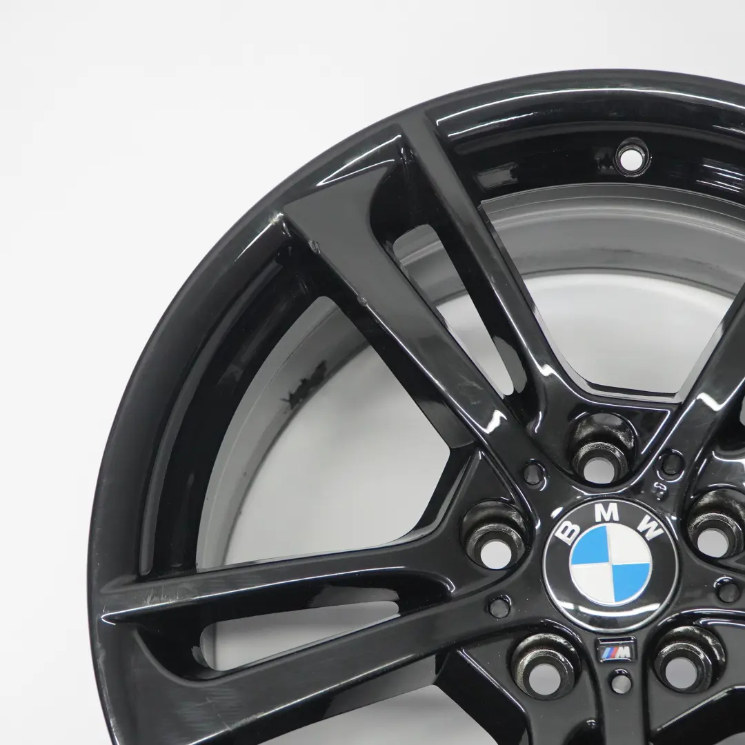 BMW X3 F25 Hinter rad felge schwarz Leicht metall 19" 9,5J ET:48 7844251