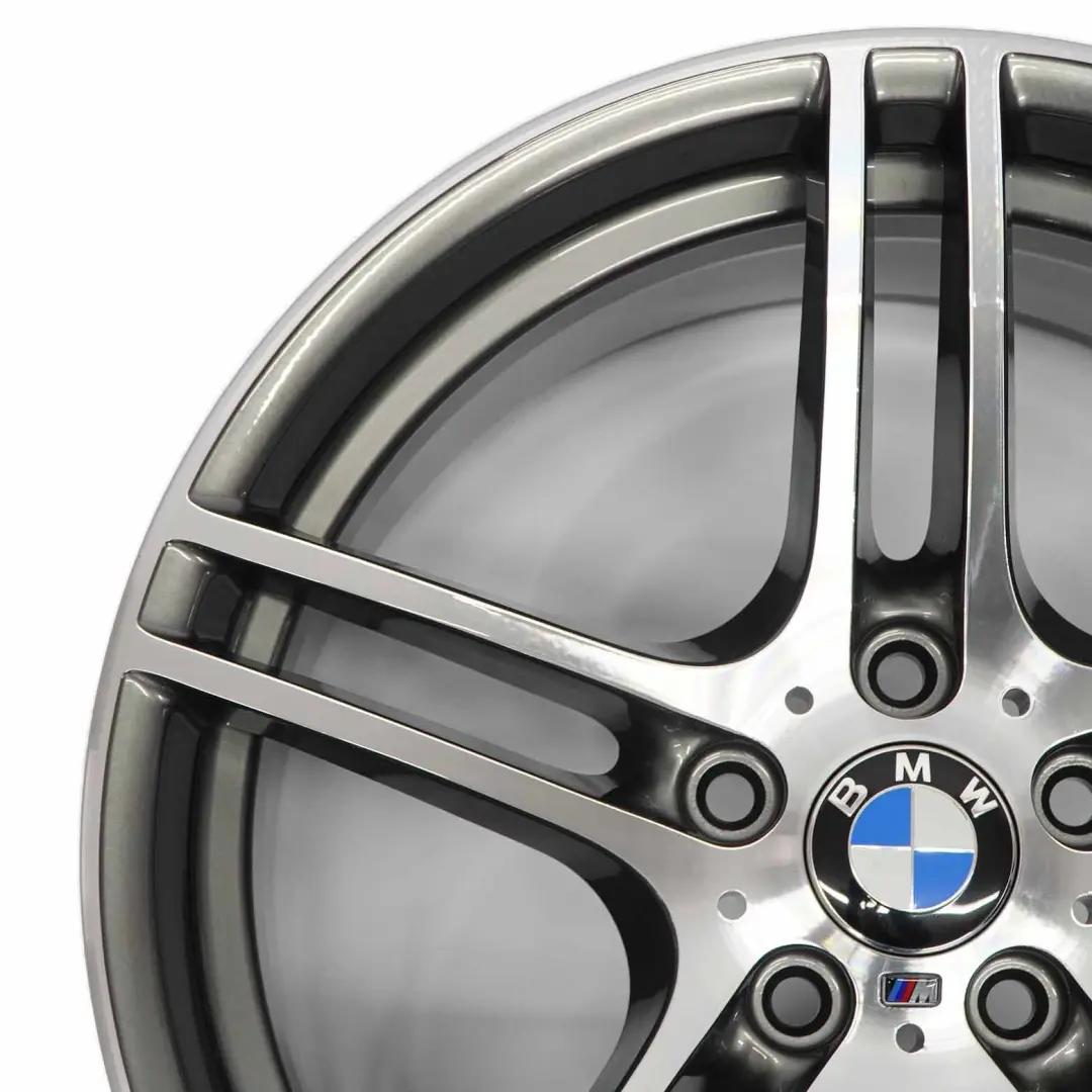 BMW E90 E91 E92 Ferricgrey Alloy Wheel 19" 9J ET:39 M Double Spoke 313 7844344