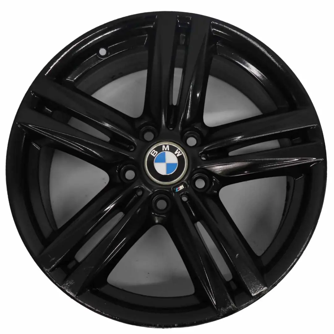 BMW F20 Llanta aleación negra delantera 18" 7,5J ET:45 7845852 M Star Spoke 386