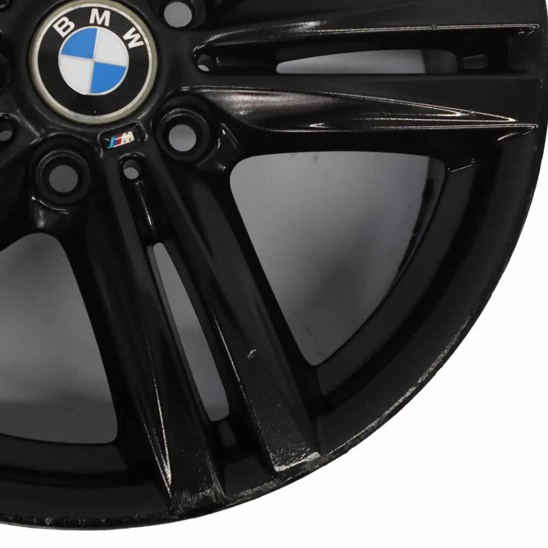 BMW F20 Llanta aleación negra delantera 18" 7,5J ET:45 7845852 M Star Spoke 386