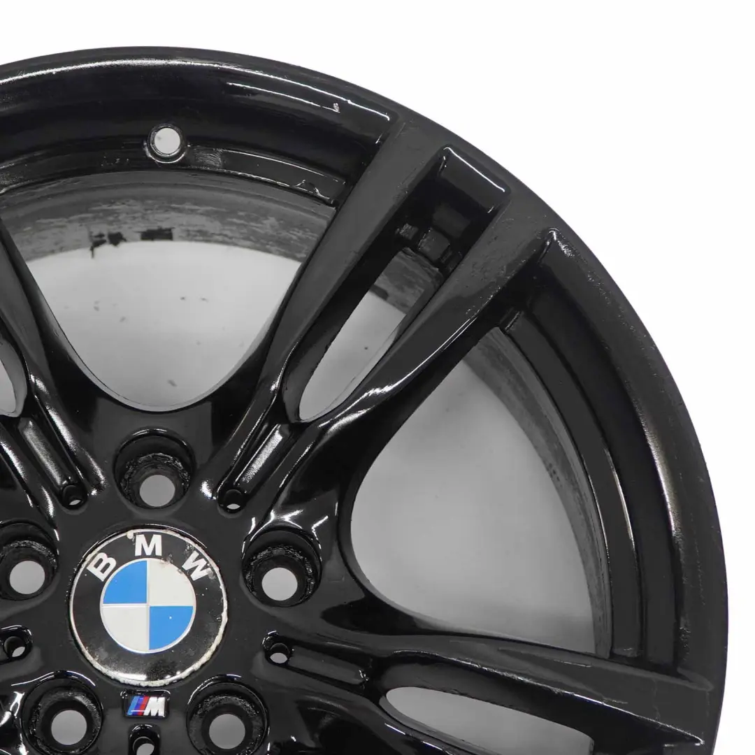 BMW F30 F31 F32 F33 Schwarz Alu Felge Alufelge 18" M Sternspeiche 400 8J ET:34