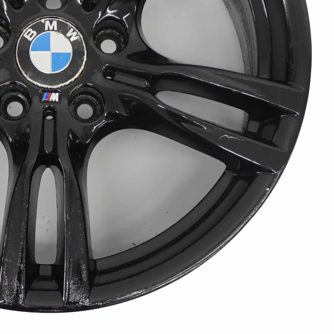 BMW F30 F31 F32 F33 Schwarz Alu Felge Alufelge 18" M Sternspeiche 400 8J ET:34