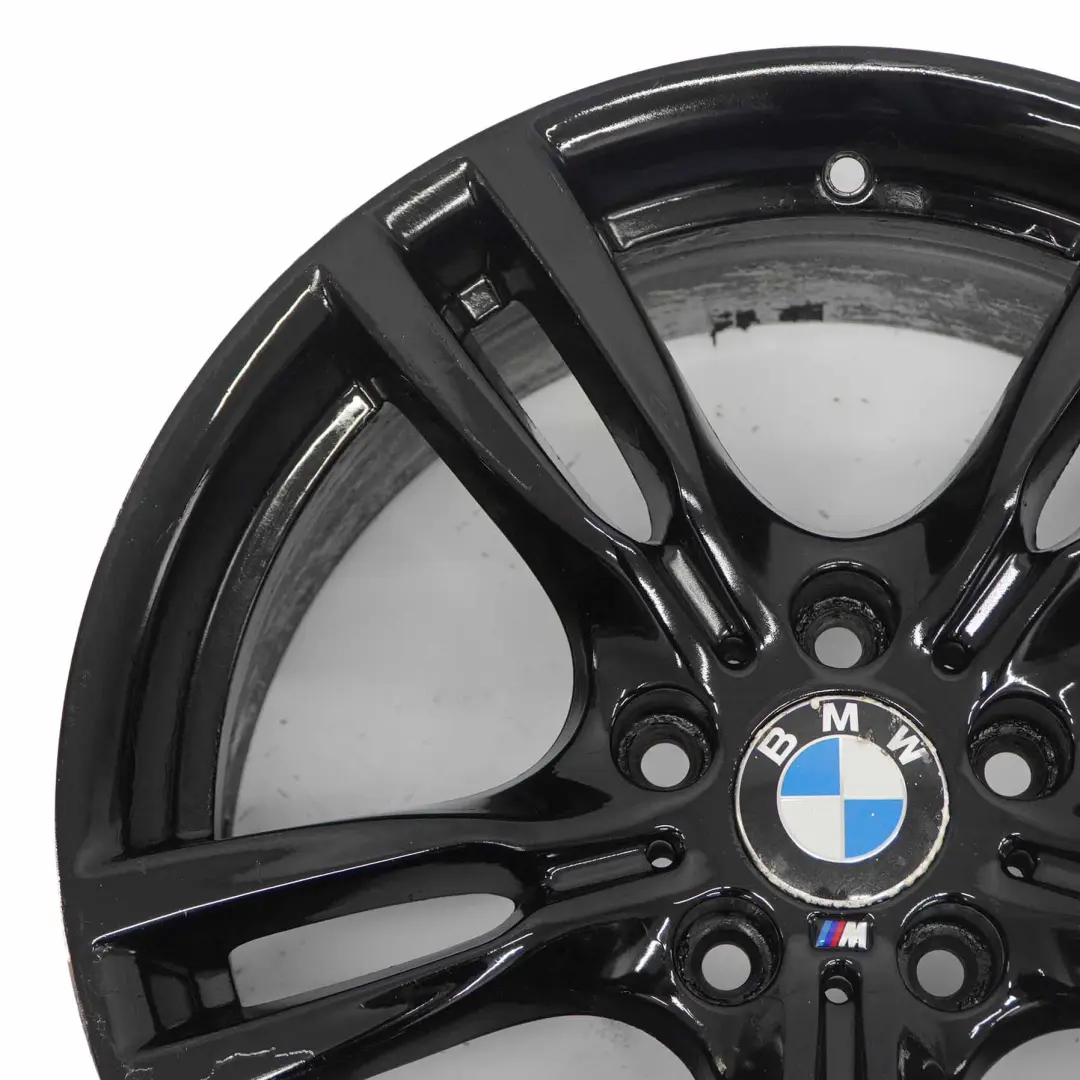 BMW F30 F31 F32 F33 Schwarz Alu Felge Alufelge 18" M Sternspeiche 400 8J ET:34