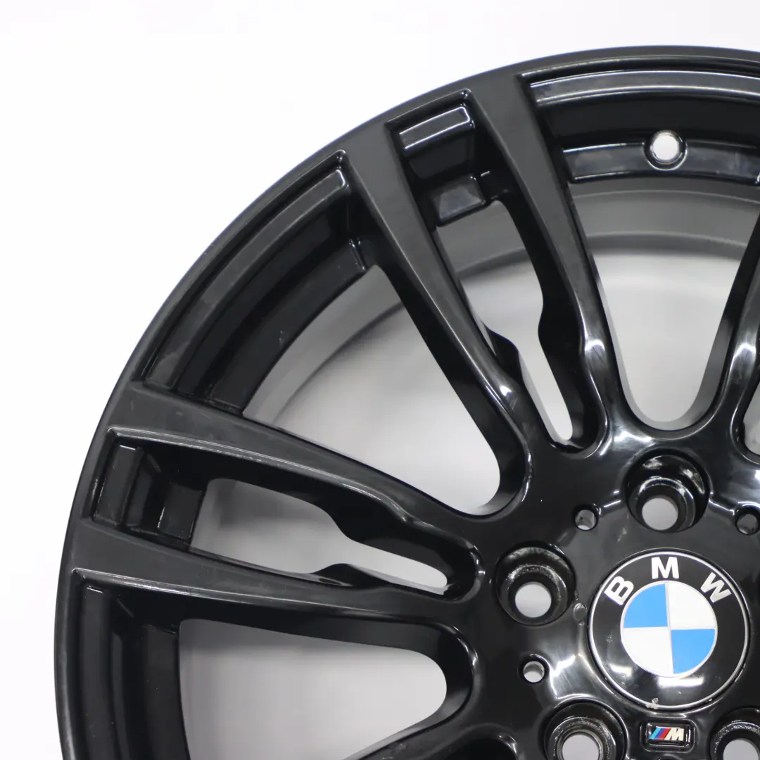 BMW F30 F31 F32 Llanta de aleación negra 19" 8J ET:36 M Star Spoke 403 7845882