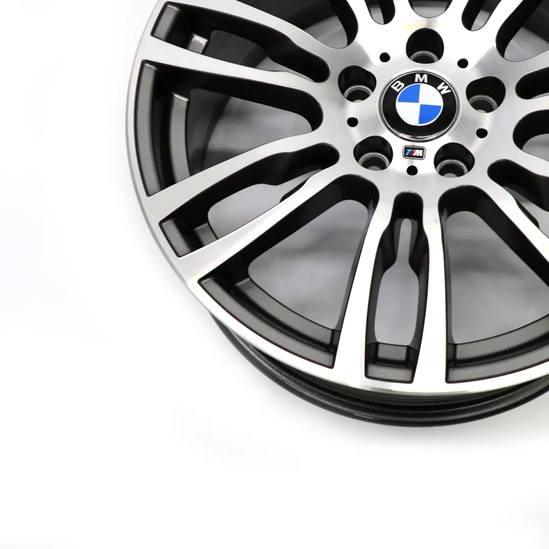 BMW F30 F31 F32 Black Alloy Wheel Rim 19" 8J ET:36 M Star Spoke 403 7845882