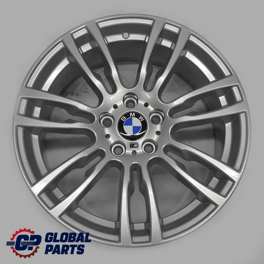 BMW F30 F31 F32 Llanta aleación trasera plateada 19" 8,5J ET:47 M Star Spoke 403