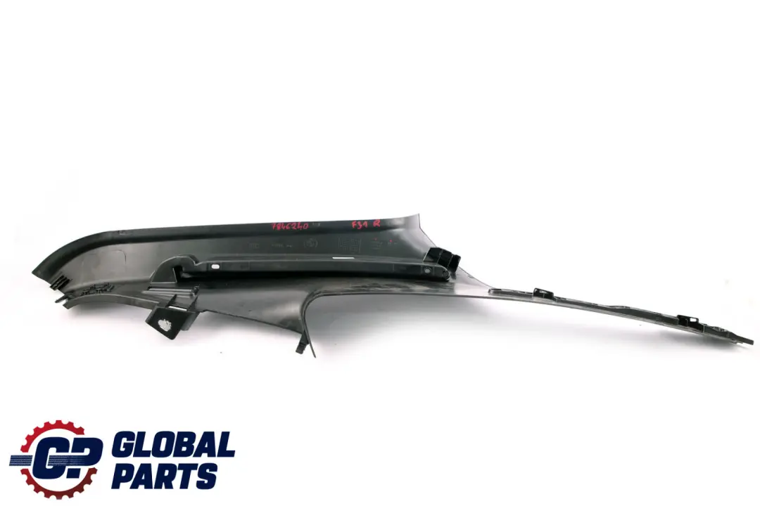 BMW 3 Series F31 Cover Column D-Pillar Trim Schwarz Black Right O/S 7846240